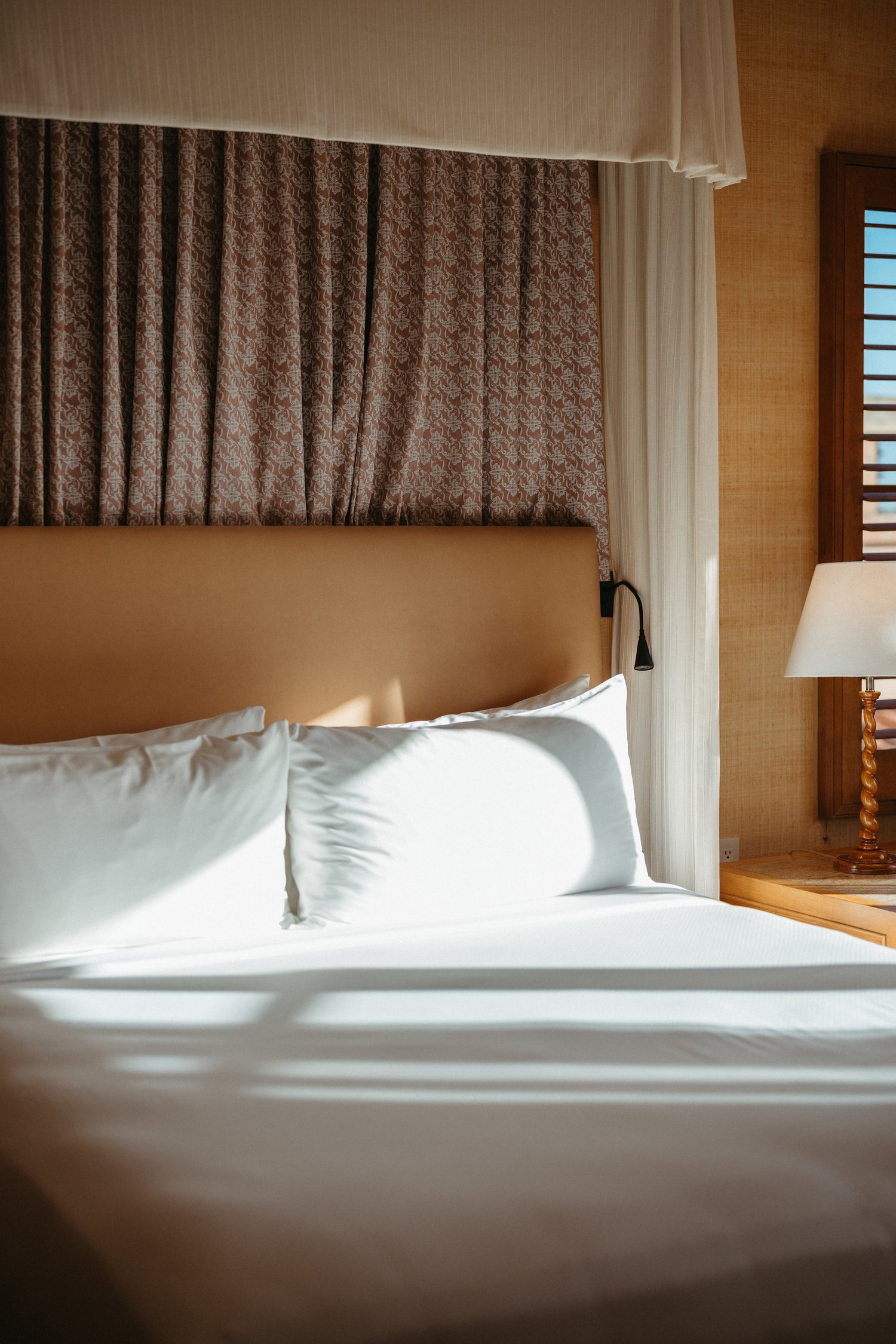 Morning light in a suite