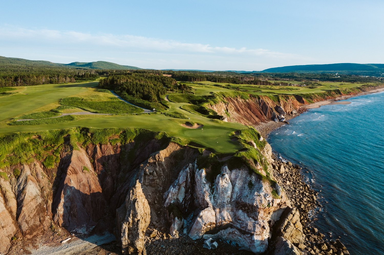 Clifftop course aerial